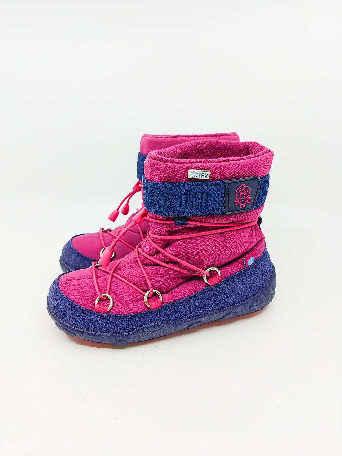 Askeltamo paljasjalkakengat Affenzahn Snowboot pink