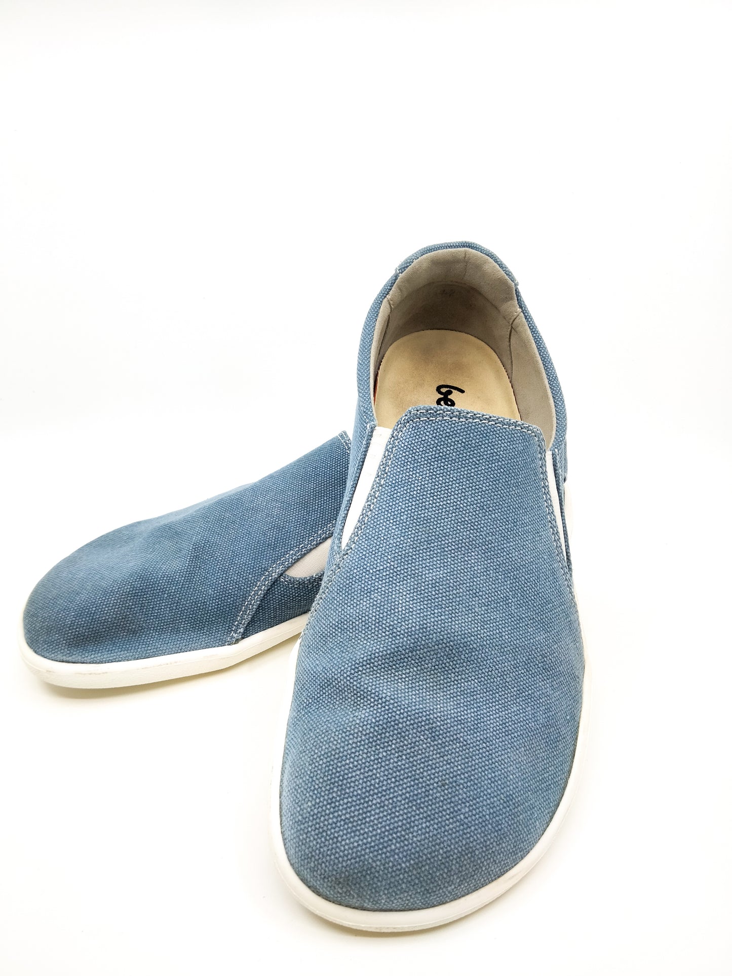 Farkunsiniset helpot slip on canvas kengät