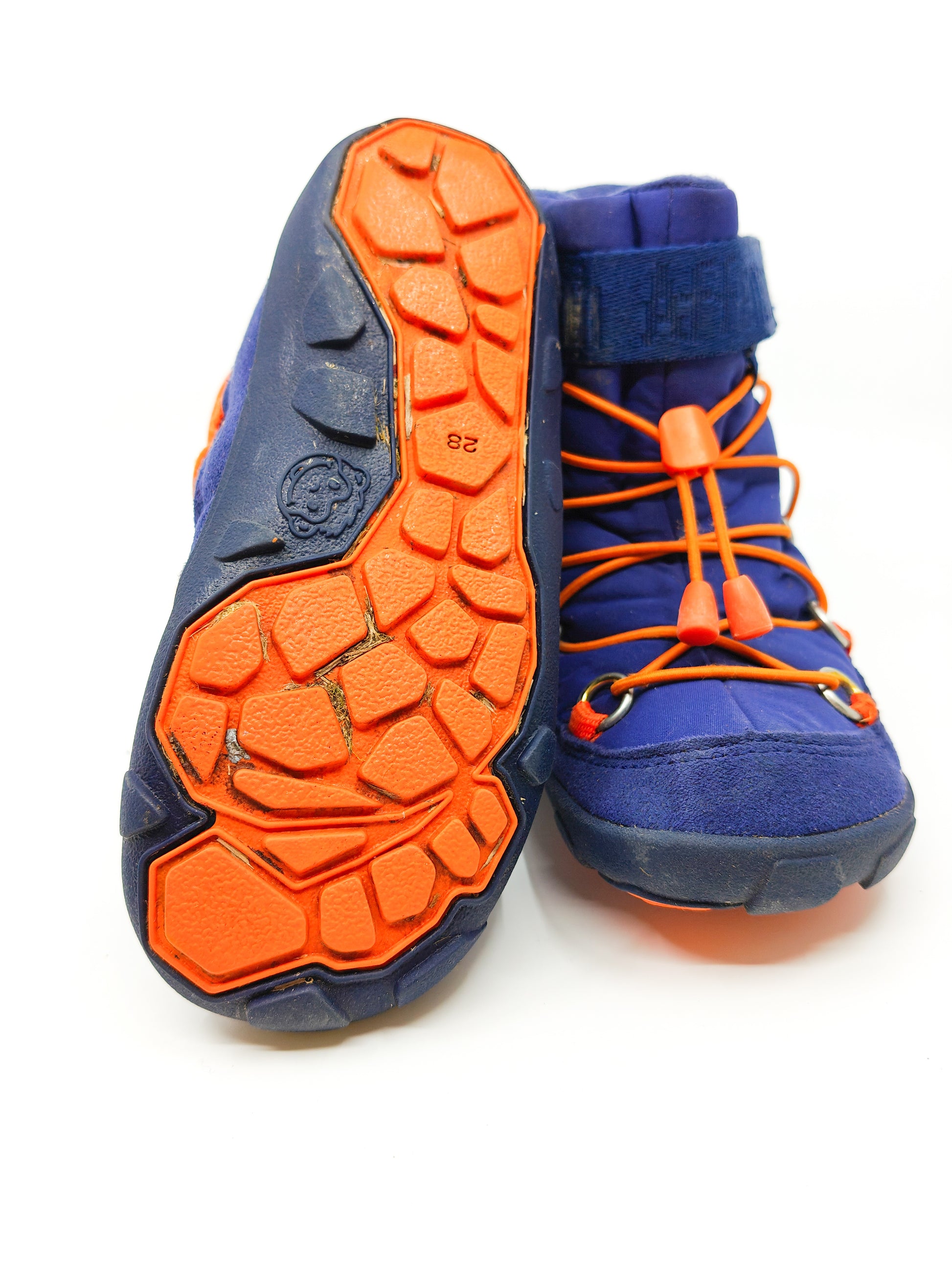 Askeltamo paljasjalkakengat Affenzahn Snowboots blue 